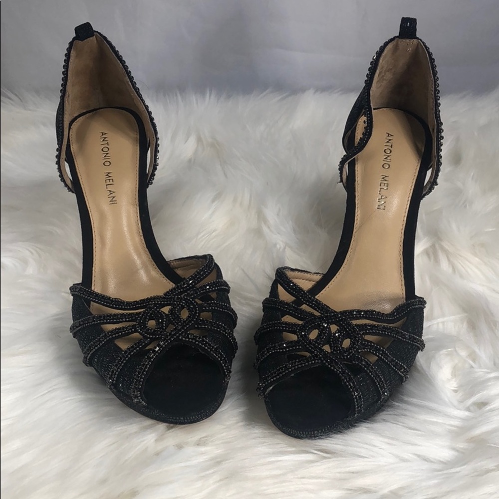 Antonio Melanie peep toe heels size 8.5